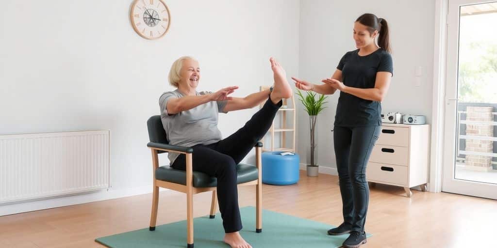 Rééducation à domicile après prothèse de hanche
