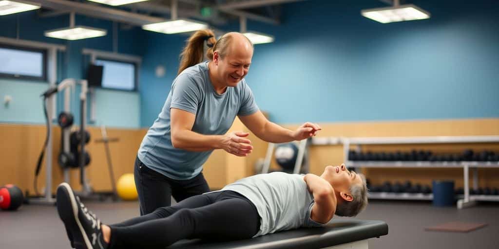 Rééducation entorse grave cheville