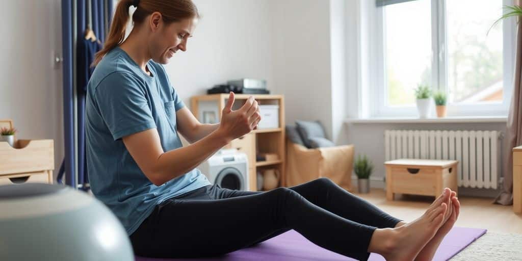 Rééducation à domicile avec kinésithérapeute