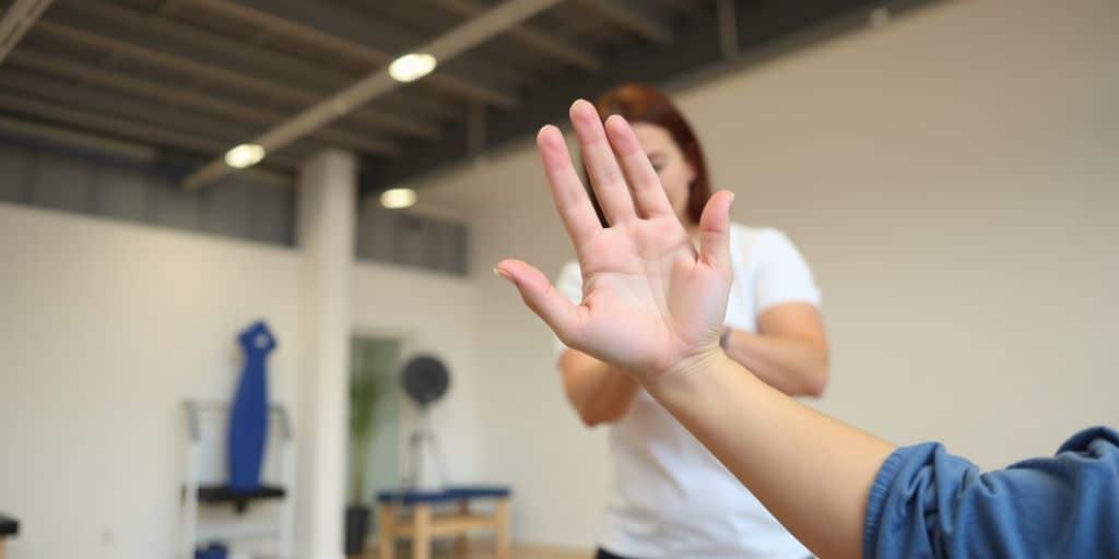 Rééducation hanche avec kinésithérapeute