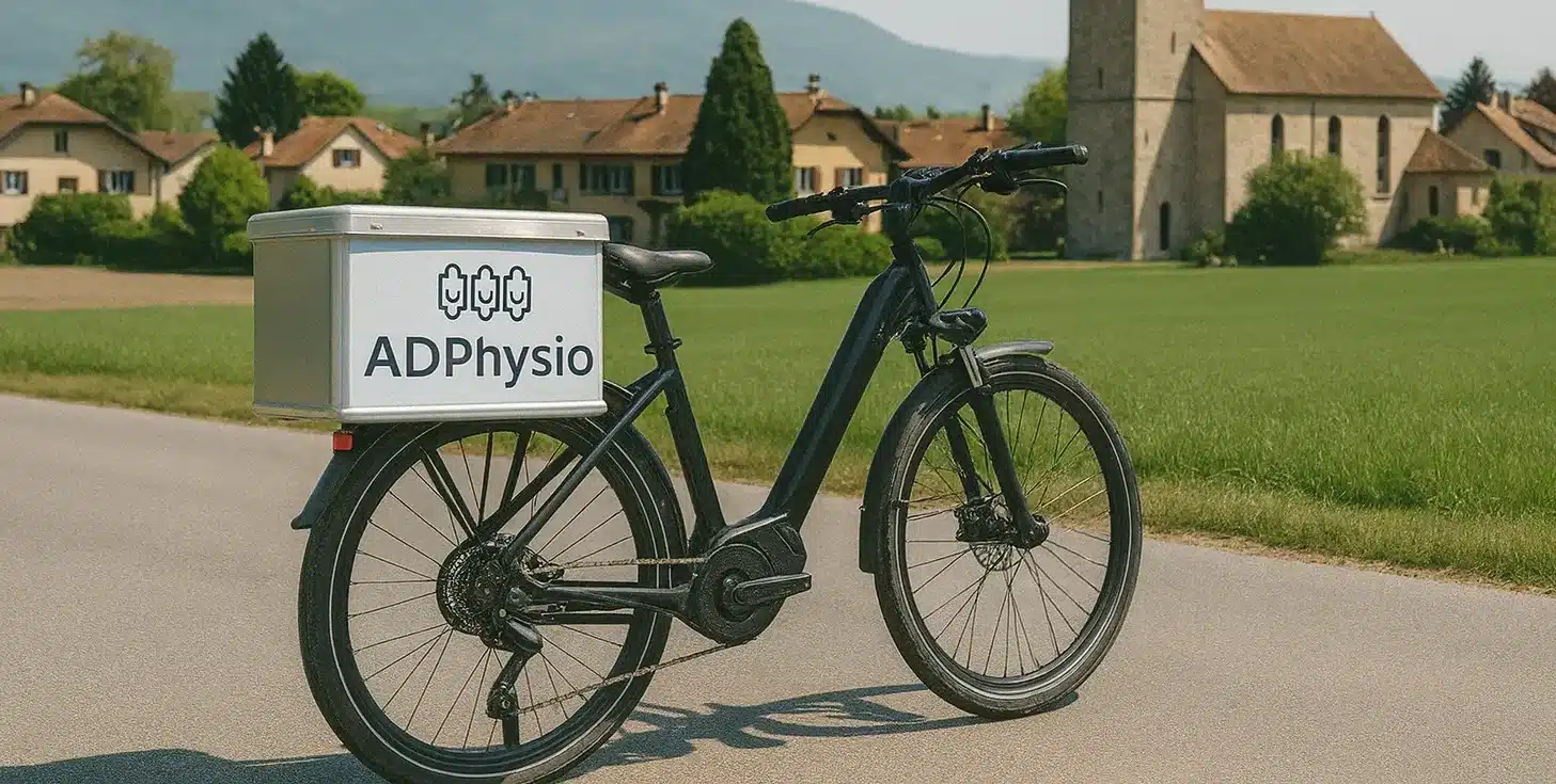 Physiothérapeute ADPhysio en séance à domicile à Meinier