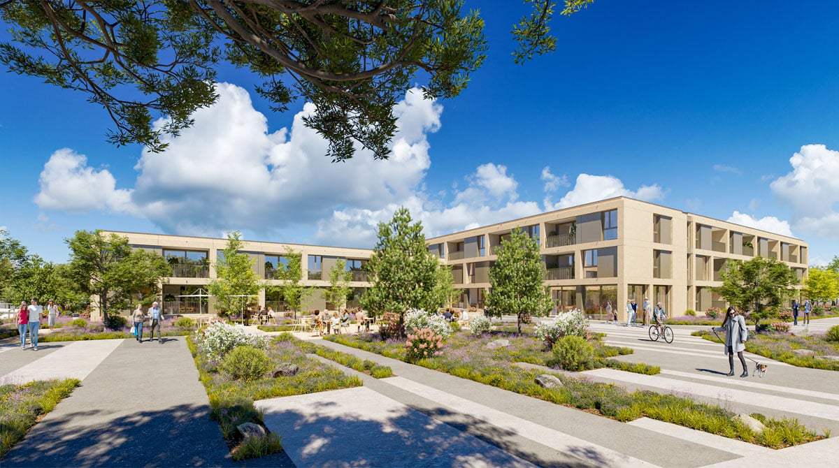 Résidence du Parc des Crêts à Troinex, futur cabinet de physiothérapie ADPhysio